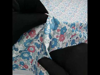 Liberty Fabrics Tana Lawn® - Betsy Blue - Country Blue, Pink and Baby Blue Floral