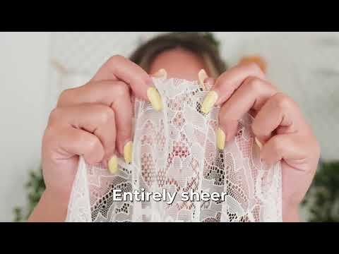Chantilly Lace - White Overgrown Florals - Image 6 of 6