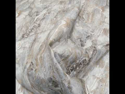 Stonehenge Quilting Cotton by Northcott - Warm Gray Marble 5 Stone Swirl - Surfaces Collection