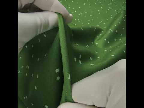 Printed Quilting Cotton by Ghazal Razavi for FIGO Studio - Green Flowers - Seasons Basics Collection - Image 7 of 7