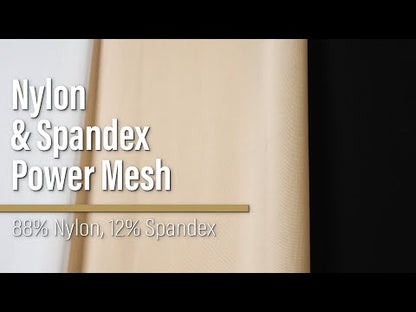 Nylon and Spandex Power Mesh - Black