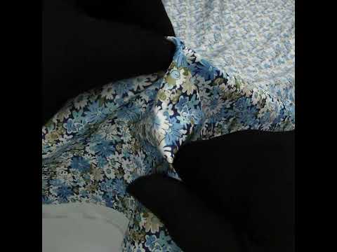Liberty Fabrics Tana Lawn® - Libby Blue - Sky Blue, White and Sage Green Field of Daisies - Image 6 of 6