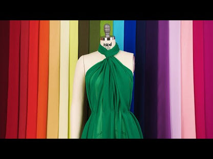 Silk Chiffon 44" - Pesto Green - Premium Collection