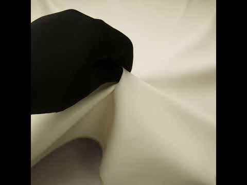 Stretch Faux Leather with Suede-Like Brushed Backing - Ivory - Jodi Collection - Image 5 of 5