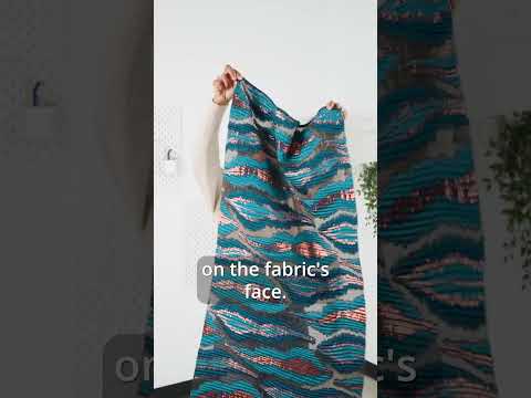 Metallic Black, Royal and Teal Abstract Islands Ribbed Burnout Luxury Brocade - Image 6 of 6