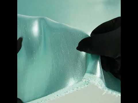 Double Faced Lame Mikado - Light Aqua - Sara Collection - Image 6 of 6