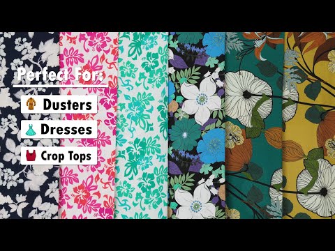 Mood Exclusive Jade How Gardens Grow Viscose Woven
