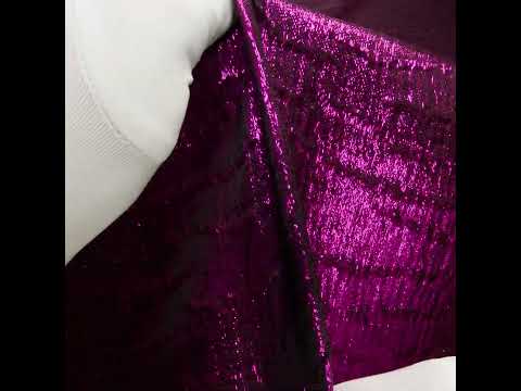 Metallic Brocade - Fuchsia Subtle Wrinkles - Kylie Collection