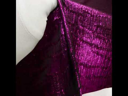 Metallic Brocade - Fuchsia Subtle Wrinkles - Kylie Collection