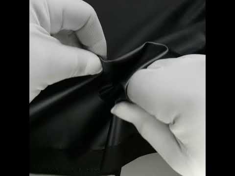 Stretch Pleather - Matte Black - Made in Italy