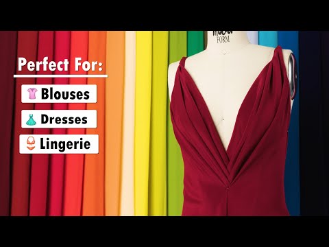Silk Crepe de Chine - Rust - Premium Collection