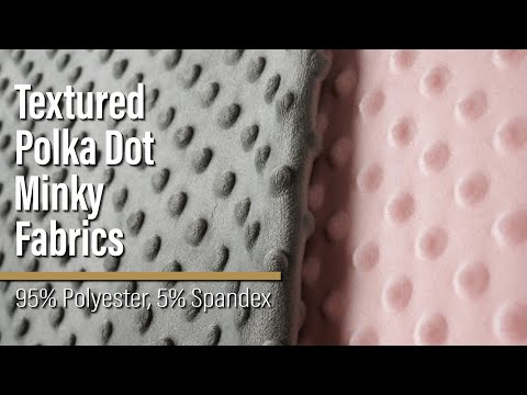 Dotted Minky - Silver Textured Polka Dots - Image 6 of 6