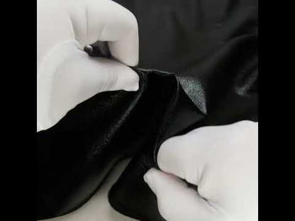 Textured Faux Leather - Metallic Black - Ileana Collection