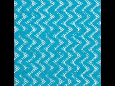 Nanette Lepore Blue Atoll Zig Zag Cotton-Poly Lace - Image 5 of 5