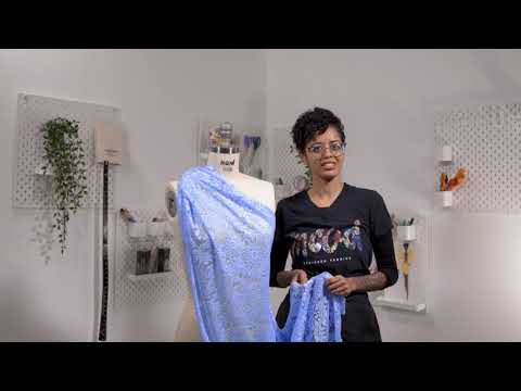 Re-Embroidered Stretch Lace - White Sunflowers - McKee Collection