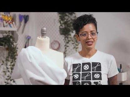 Polyester Poplin - White