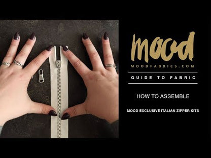 Mood Exclusive Italian Large Gold Flat Trapezium Metal Zipper Pull