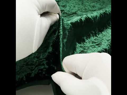 Snakeskin Embossed Polyester Crushed Velvet - Emerald Green - Mireia Collection