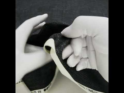 Printed Quilting Cotton by Northcott Studio - Black Canvas Textured - Linen Basics Collection