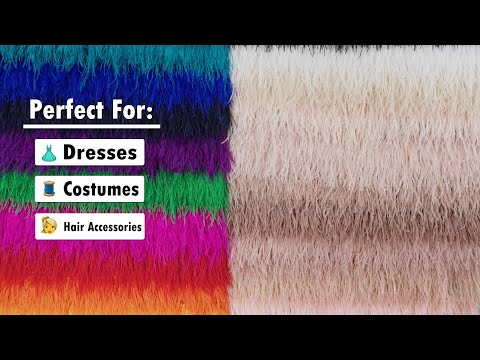 Ostrich Feather Fringe Trim 5" Single Ply - Lilac - Aviana Collection
