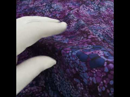 Printed Quilting Cotton by Northcott - Amethyst Bubbles - Bliss Collection