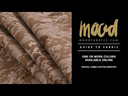 Digital Camo Cotton Ripstop - Desert Stalker