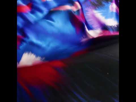 Silk Charmeuse Print 16MM, Made in Italy - Blue, Hot Pink and Red Painted Bursts - Image 6 of 6