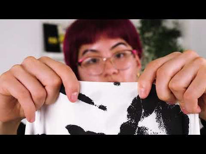 Rayon Batiste - Black Ghostly Figures - The Copper Queen Print - Mood Exclusive Abandoned Collection