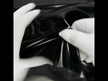 Flynn Black Glossy Stretch Imitation Latex
