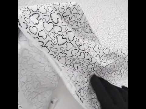 Printed Quilting Cotton by Patrick Lose for Northcott - Black on White Doodle Hearts - Basically Black & White Collection - Image 6 of 6