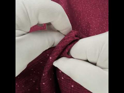 Printed Quilting Cotton by Ghazal Razavi for FIGO Studio - Berry Stripe Dot - Stash Collection