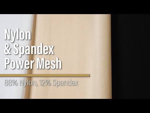 Nylon and Spandex Power Mesh - Snow White