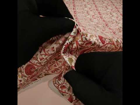 Liberty Fabrics Tana Lawn® - Lodden Rust - Strawberry Red, Pink and Olive Green Arts and Crafts Floral - Image 6 of 6
