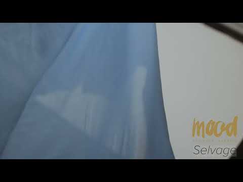 Famous Australian Designer Cornflower Viscose Georgette - Image 6 of 6