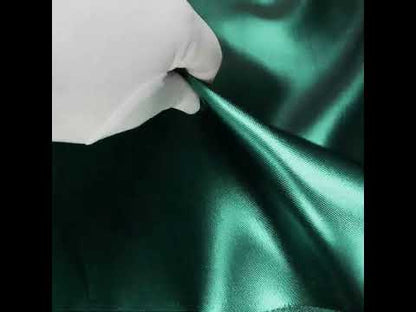 Double Faced Lame Mikado - Teal - Sara Collection