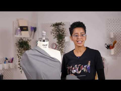 Super 120 Monostretch Wool Suiting - Light Gray