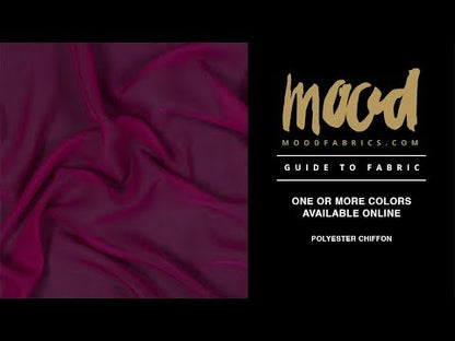 Polyester Chiffon - Deep Royal - Regina Collection