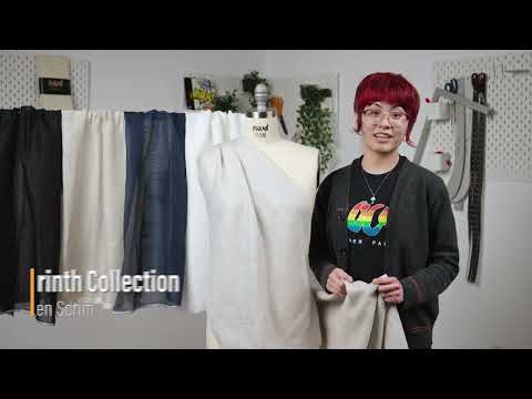 Linen Scrim 58" - Black - Corinth Collection