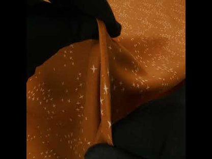 Printed Quilting Cotton by Ghazal Razavi for FIGO Studio - Caramel Birds - Seasons Basics Collection