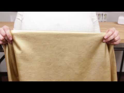 Bright Gold Fashion-Weight Faux Leather