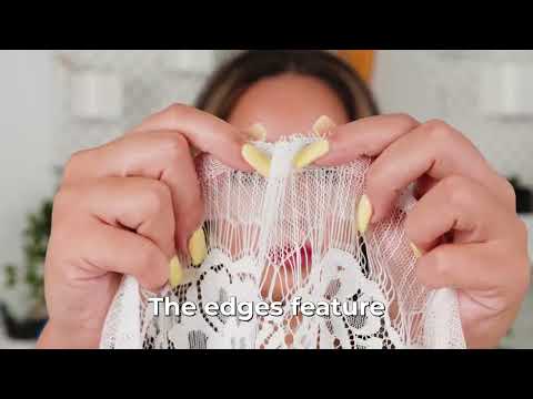 Chantilly Lace - White Floral Lattices - Image 6 of 6