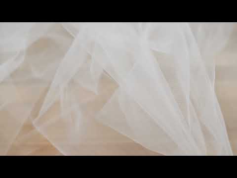 Nylon Tulle 108" - Ivory - Pavlova Wide Collection