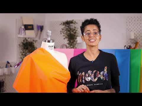 Neon Orange Reflective Fabric