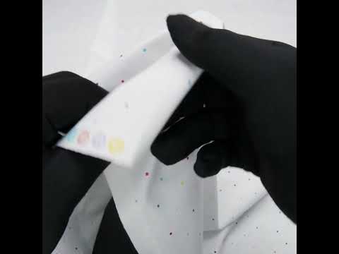 Printed Quilting Cotton by Ghazal Razavi for FIGO Studio - Rainbow and White Ditsy Dots- Dovetail Collection