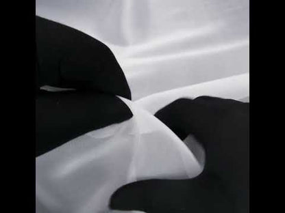 Silk Organza 44" - Bright White - Premium Collection