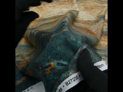 Stonehenge Wide Backing Quilting Cotton by Northcott - Oxidized Copper Swirling Lines Gradient, 108" Width - Ombre Wide Backing II Collection