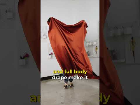 Stretch Satin Made in Italy - Chili Pepper with Black Backing - Premium Collection