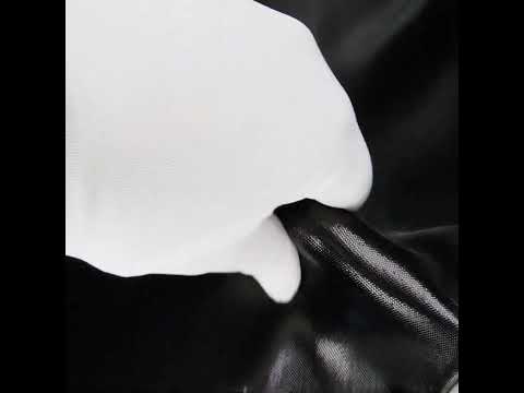 Double Faced Lame Mikado - Charcoal - Sara Collection
