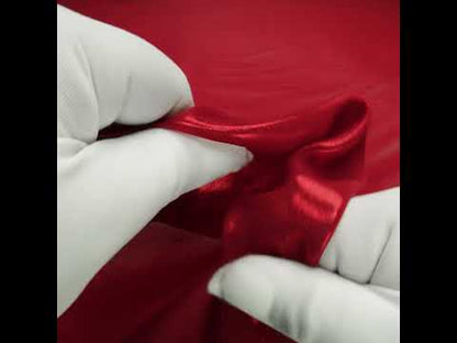 Liquid Sheen Metallic Polyester Chiffon - Red on Red - Liquid Sheen Chiffon Collection