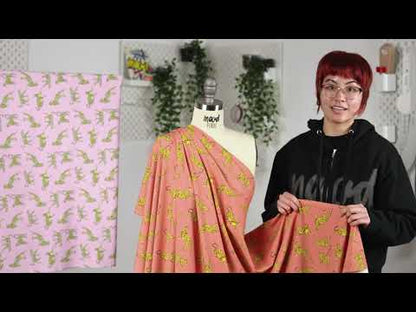 Compression Swimwear Tricot, UV Protective with Aloe Vera Microcapsules - Cradle Pink Cheetahs - Caye Collection